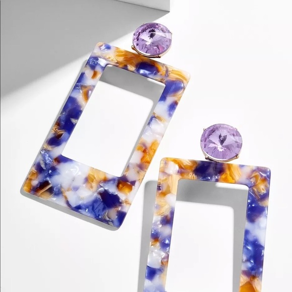 Baublebar Taysia Resin Hoop Dangle Earrings - Picture 3 of 3